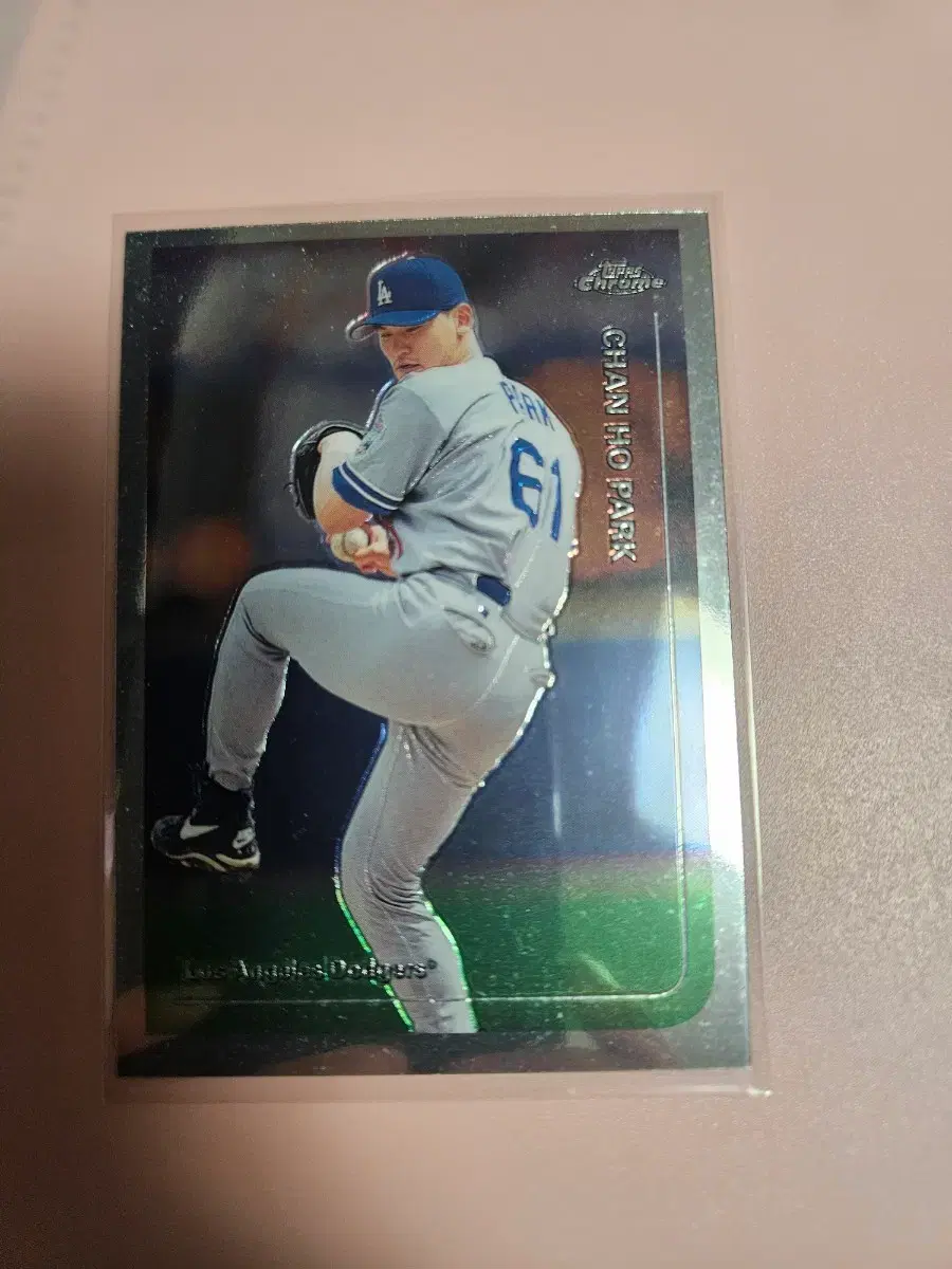 박찬호 1999 Topps Chrome base 카드