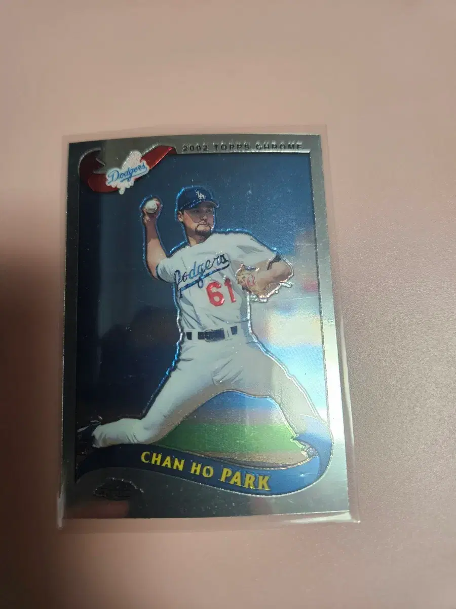 박찬호 2002 Topps Chrome Base 카드