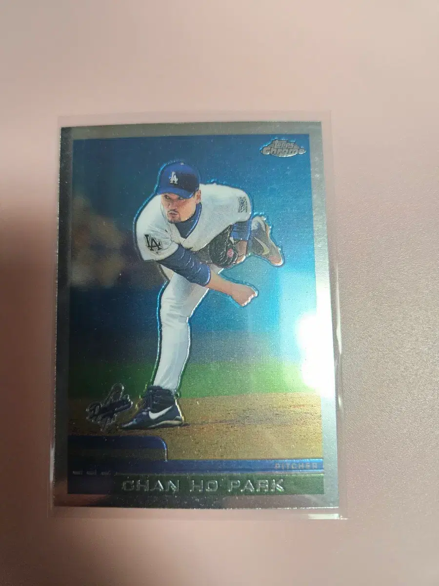 박찬호 2000 Topps Chrome base 카드