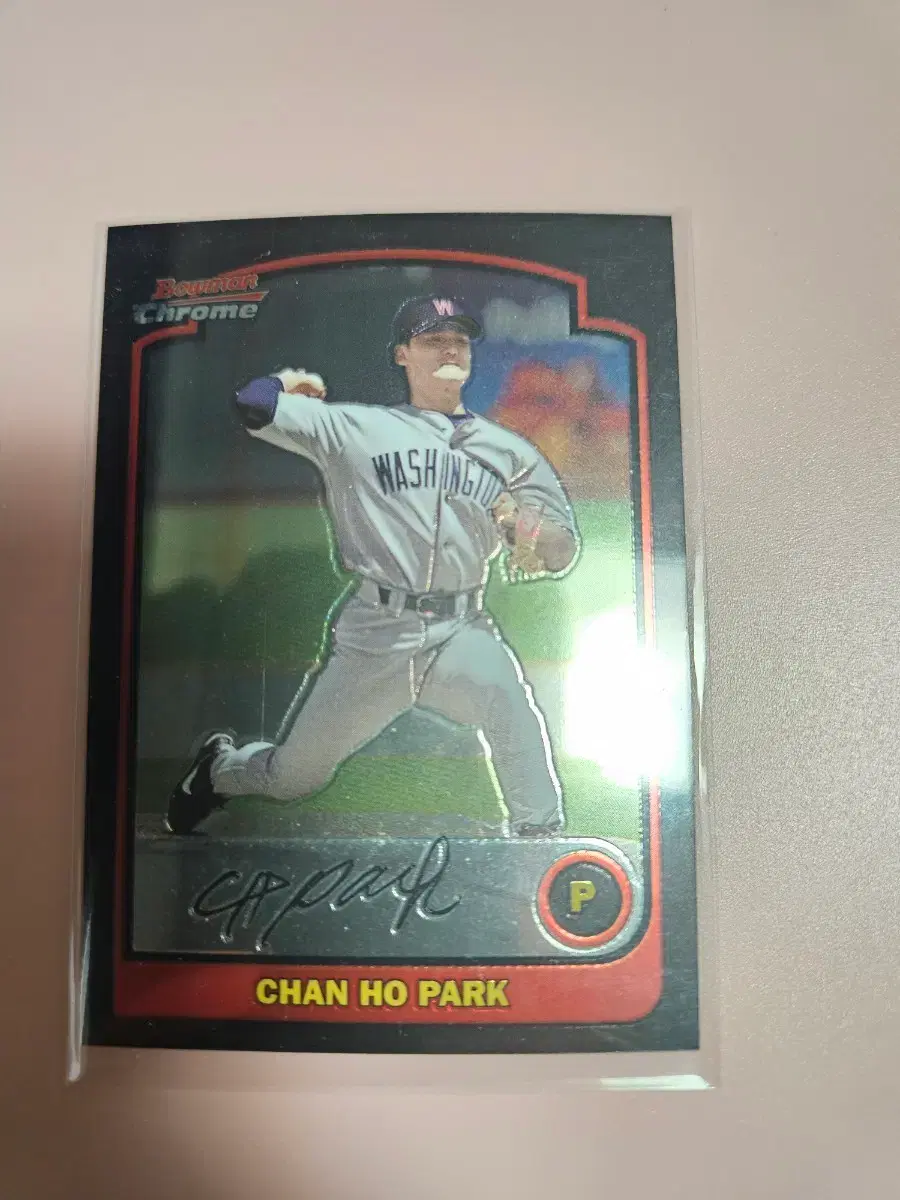 박찬호 2003 Bowman Chrome base 카드