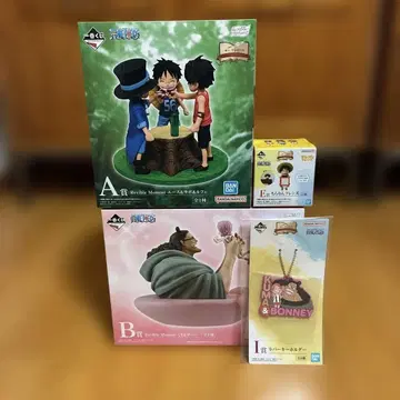 원피스 제일복권 드라마틱 메모리즈 A상 B상 E상 찡긋 프렌즈