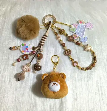 케어베어 마스코트 키링 스트랩 증정품 포함