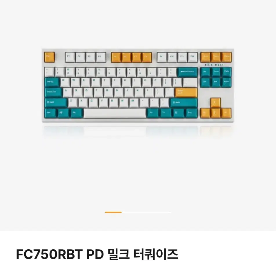 Leopold FC750RBT PD Milk Turquoise Korean Non-Click