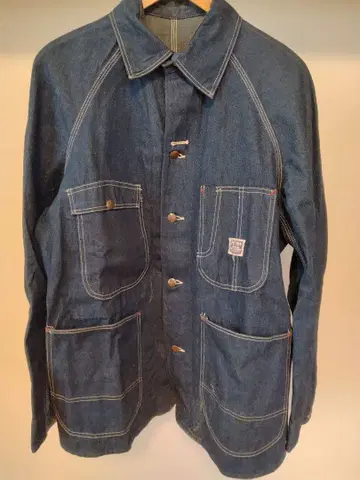 PAYDAY 1950년대 데님 커버올 다크 네이비