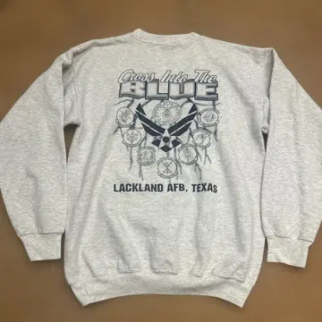 USAF 에어포스 맨투맨 그레이 Lackland air force