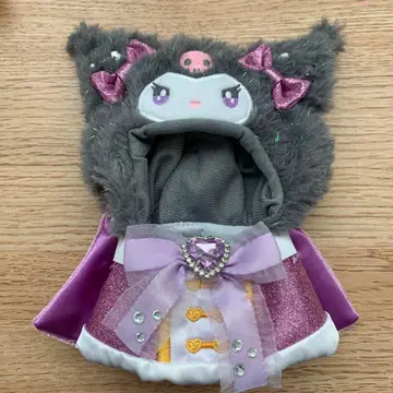 산리오 봉제 인형 의류 봉제 인형 코스튬 엔조이 아이돌 반짝반짝 쿠로미