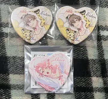 NU 카니발 누카니 후쿠야 하트 캔뱃지 에이트 스타