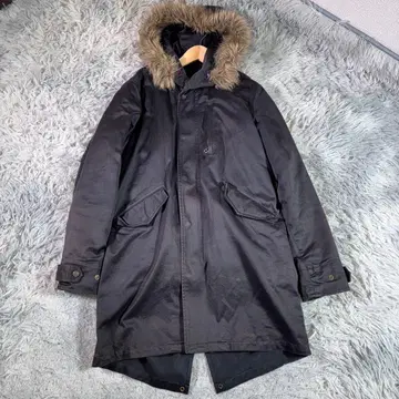 coolscat 모즈 코트 퍼 포함 블랙 M 라이너 포함 M-51