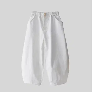 즉완 CLESSTE MASSIVE PANTS 배럴 와이드 팬츠 화이트