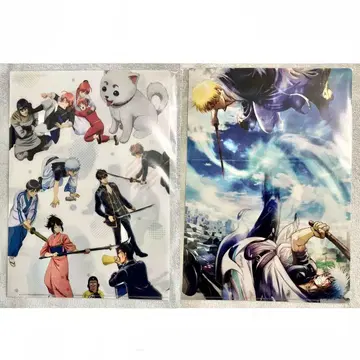 은혼 점페스 애니플렉스 대추첨회 B상 클리어 파일 2종 세트 1