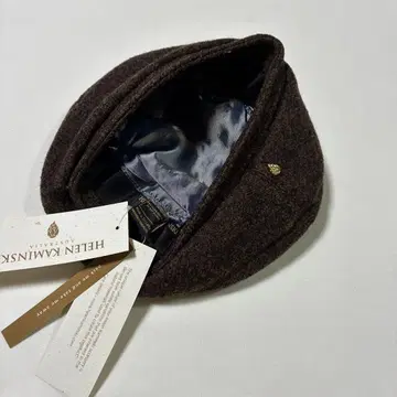 헬렌 카민스키 울 100% 브라운 베레모