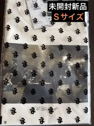 [새상품] glamb 블루하츠 40주년 기념 T셔츠 화이트 S사이즈