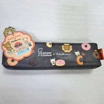 리락쿠마 x 미스터도넛 펜 파우치 펜 케이스 필통