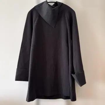 마담 히로코 오프 터틀 니트 긴팔 다크 브라운