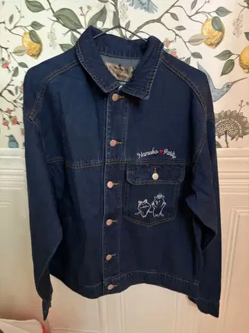 스칼라 나메코 콜라보 데님 자켓