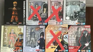 S.H.Figuarts 나루토 5체 세트