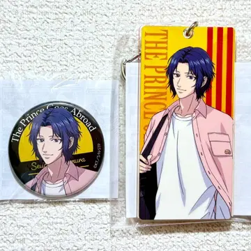 신 테니스의 왕자님 난자타운 44mm 캔뱃지 & 양면 아크릴 키링
