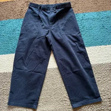 유니클로 & JWANDERSON 코듀로이 워크 팬츠 네이비 XL 사이즈