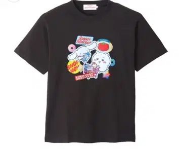 치이카와 x 산리오 캐릭터즈 슈퍼마켓 T셔츠 시나모롤