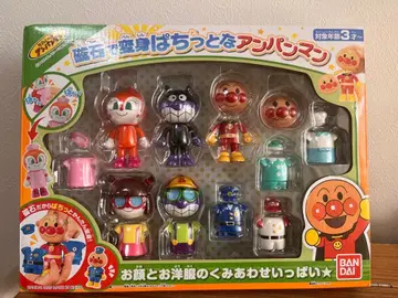 호빵맨 자석으로 붙는 피규어 세트