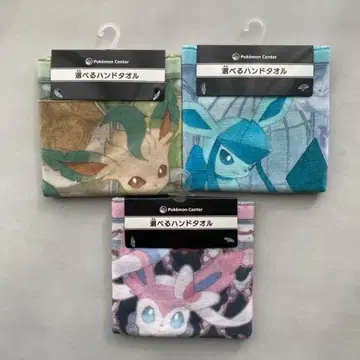 포켓몬 포켓몬 센터 이브이 컬렉션 핸드 타월