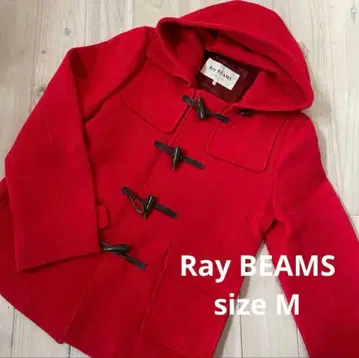 Ray BEAMS 멜톤 숏 더플 코트