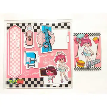 개구리 중사 케로로 카페 클리어 카드 아크릴 디오라마 기로로 나츠미