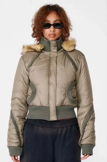 BEEDEN SWITCHING RIB 2WAY PUFFER JACKET