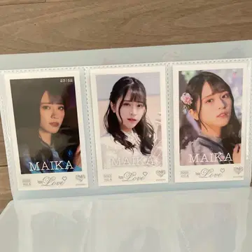 사사키 마이카 미니 포토카드 아노코 컴플렉스 이코럽 3장