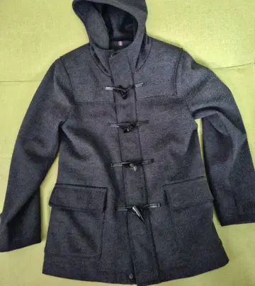 BEAMS 빔즈 그레이 더플 코트 L 사이즈