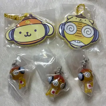 개구리 중사 케로로 산리오 콜라보 폼폼푸딩 쿠루루 메지루시 액세서리