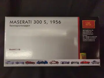CMC 1/18 Maserati 300S 1956 (Red) M-105
