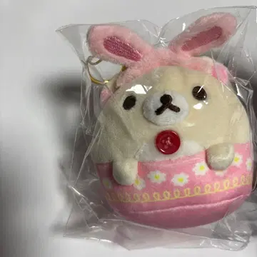 코리락쿠마 꽃밭의 작은 아기 토끼 만마루쨩 걸이 봉제 인형