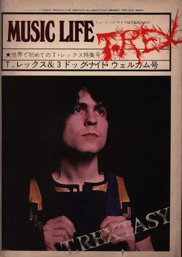 뮤직 라이프 1972년 12월 증간호 T.렉스 & 3도그 나이트 웰컴호