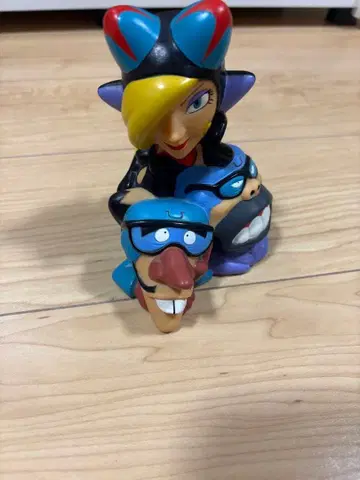 타임보칸 3악당 트리오 소프트 비닐 인형 저금통