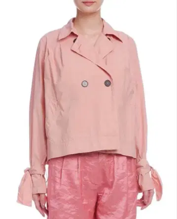 forte forte 핑크 코트 S