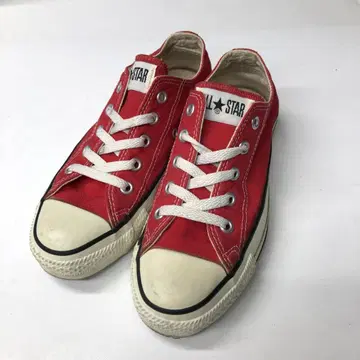 90s USA제 컨버스 올스타 OX US4 23cm 레드