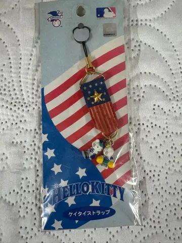 산리오 헬로키티 마리너스 키티&다니엘 휴대폰 스트랩 구하기 어려움
