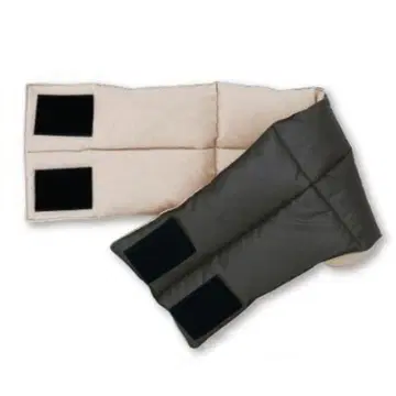 츠쿠시 공방 고급 깃털 넥워머 블랙 벨크로 테이프식 CW725