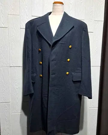스웨덴군 더블 브레스트 코트 밀리터리 L 상당