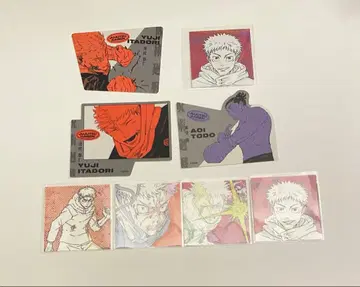 주술회전 다이컷 스티커 원화 스티커 이타도리 유우지 토도 아오이