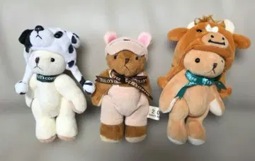 TULLY'S COFFEE 타리즈 베어 십이지신 시리즈 3개 세트