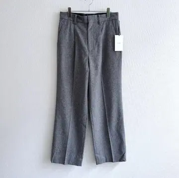 즉완 ssstein W/CA BEAVER STRAIGHT TROUSERS