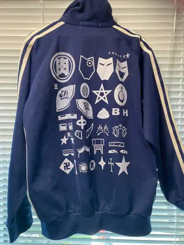 구제 근육맨 로고 저지 남성용 M~L 사이즈