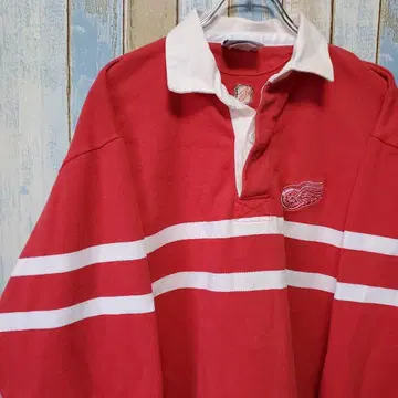 1238 바바리안 NHL 레드윙스 라거 셔츠 로고 자수 캐나다제