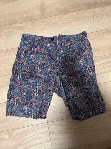 GAIJIN MADE 페이즐리 무늬 숏팬츠 M