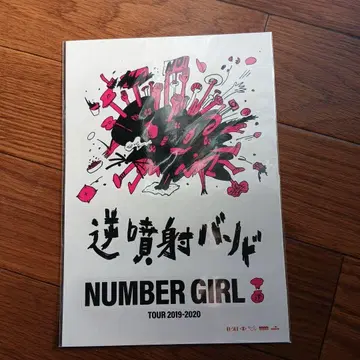 넘버걸 넘버가 NumberGirl 역분사 밴딩 스티커 새상품