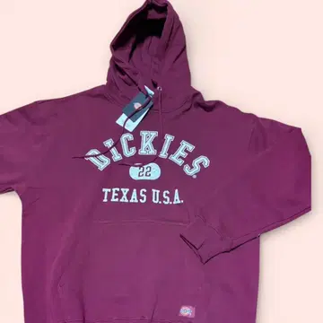[ 새상품 미사용 ] Dickies 후드티 퍼플 M 사이즈 택 포함