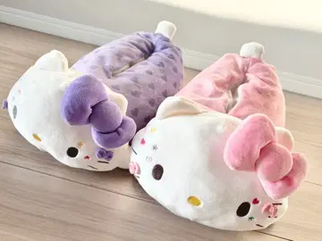 헬로키티 봉제 인형 티슈 케이스 기념일 50주년 아베일