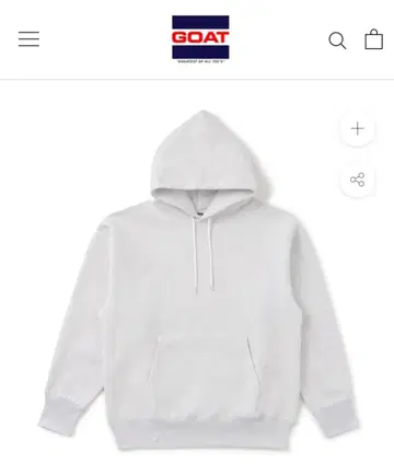 GOAT 15.5oz 후드티 FLEECE PULLOVER HOODIE